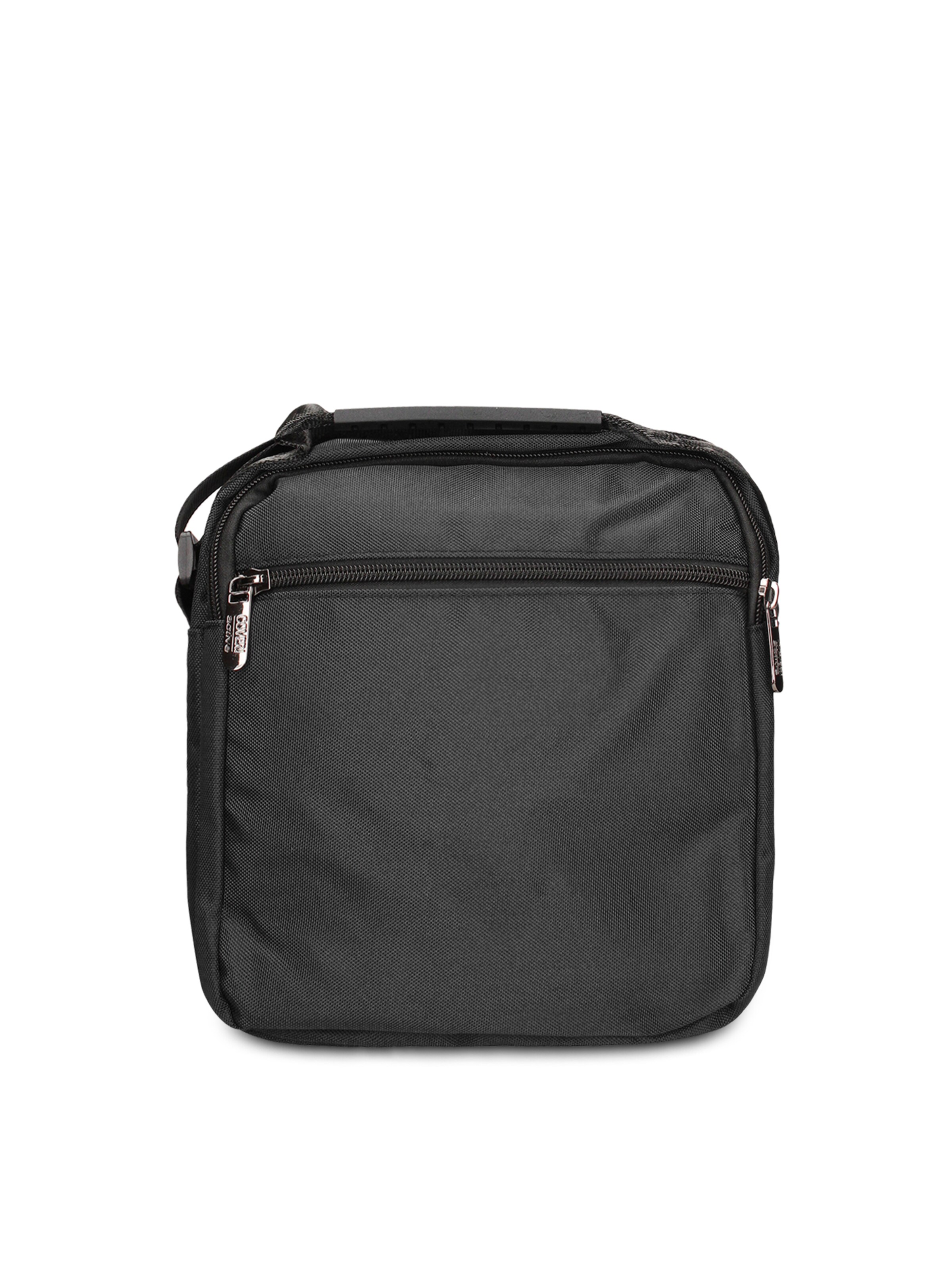 Borsa a tracolla 'Borsa a Tracolla Uomo Vegan Leather con Zip' di Coveri Collection in nero