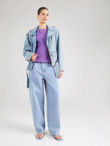 VERO MODA Tričko 'VMPAULINA' - Fialová