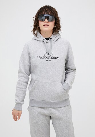 Sweat-shirt PEAK PERFORMANCE en gris