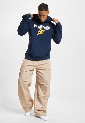European League of Football Sweatshirt 'DefShop x European League of Football Fehérvár Enthroners' in Blauw