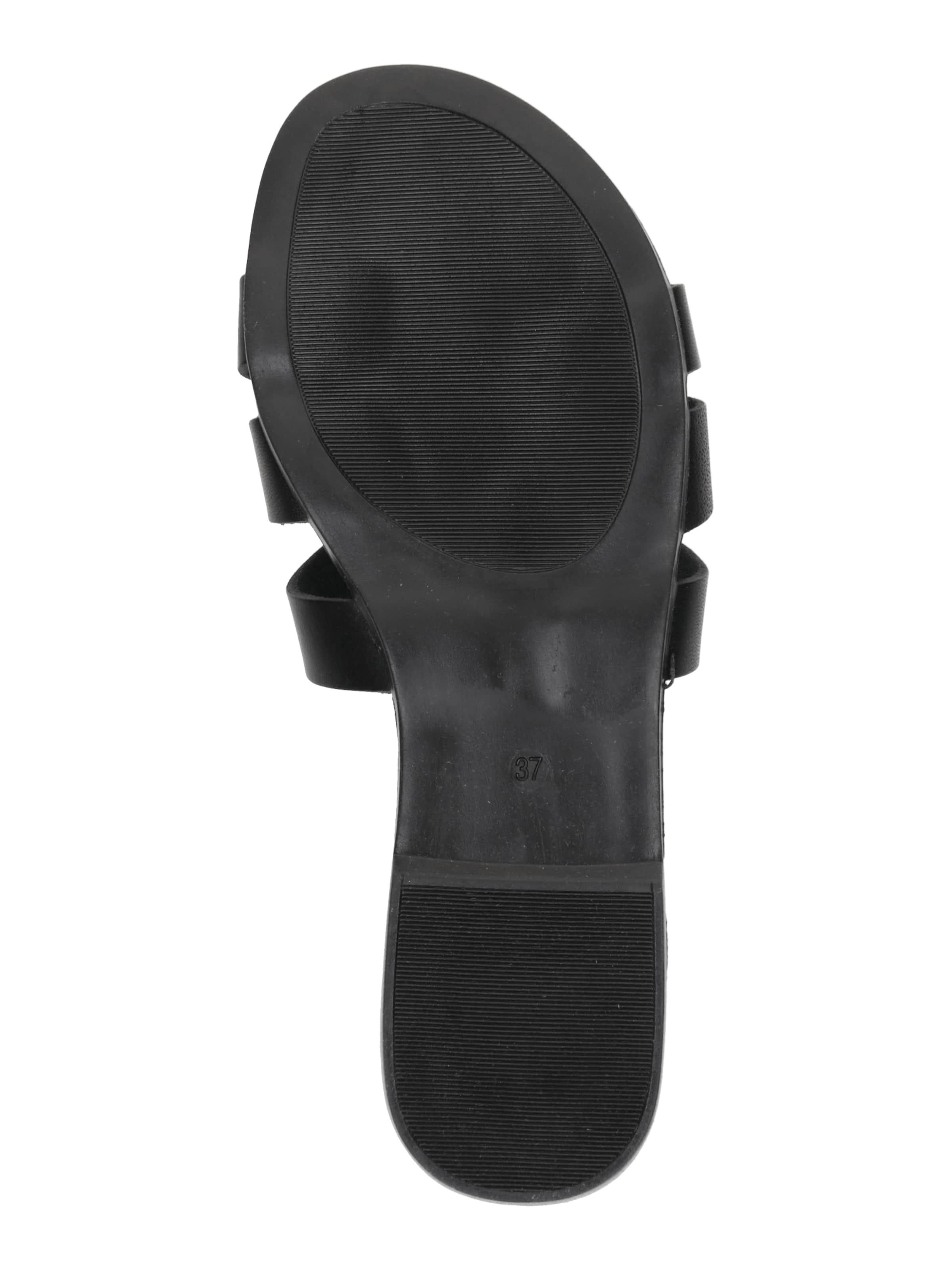 melns ABOUT YOU Ādas čības 'Malena'