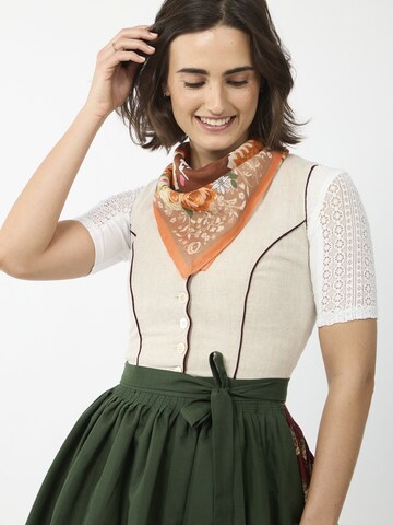 CODELLO Traditional shawl in Brown