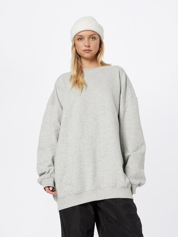 Sweat-shirt WEEKDAY en gris : devant