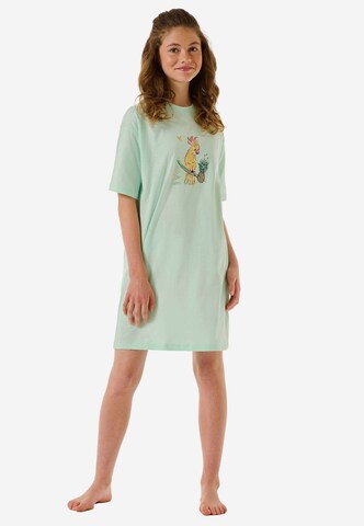 SCHIESSER Nightgown in Green: front