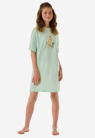 SCHIESSER Nightgown in Green: front