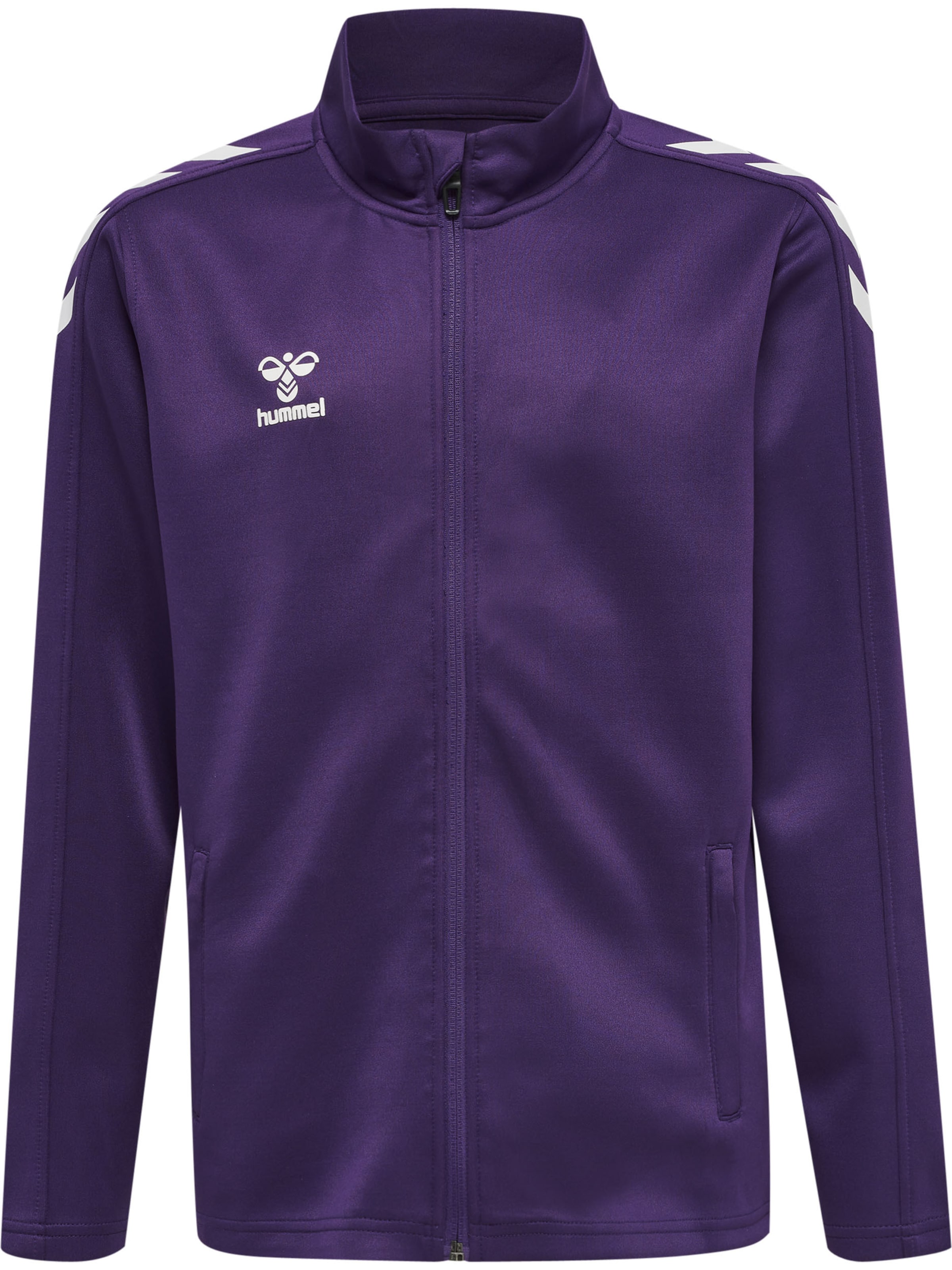 Kinder Teens (Gr. 140-176) Hummel Sportsweatjacke in Dunkellila - ZG42922 Kinder Teens (Gr. 140-176) Hummel Sportsweatjacke in Dunkellila - ZG42922