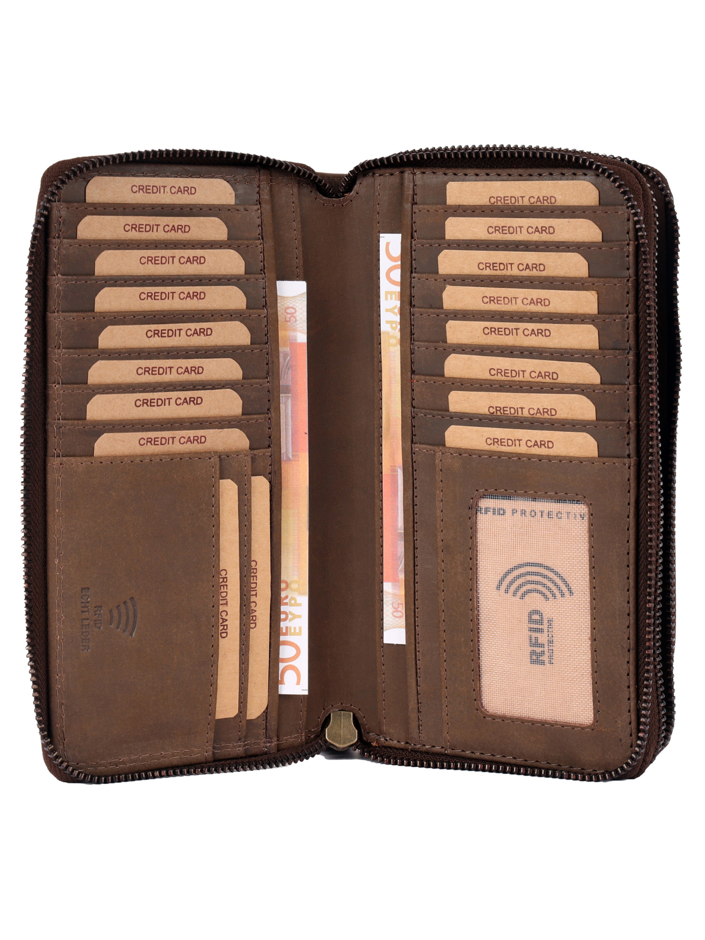 Benthill Wallet 'XXL' in Brown