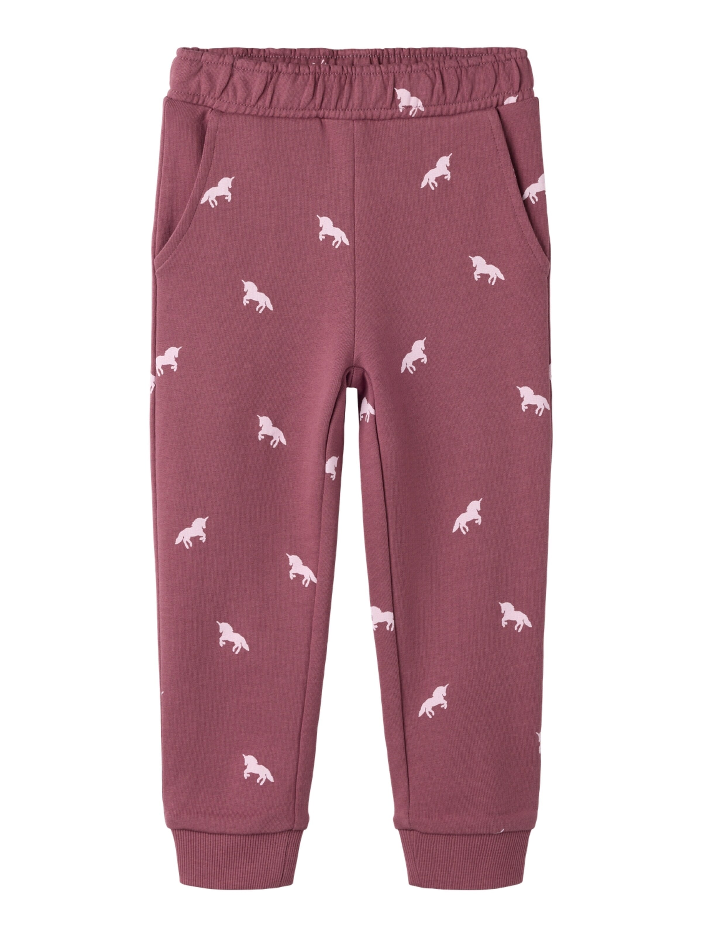 NAME IT Tapered Sports trousers 'NMFValba' in Red: front