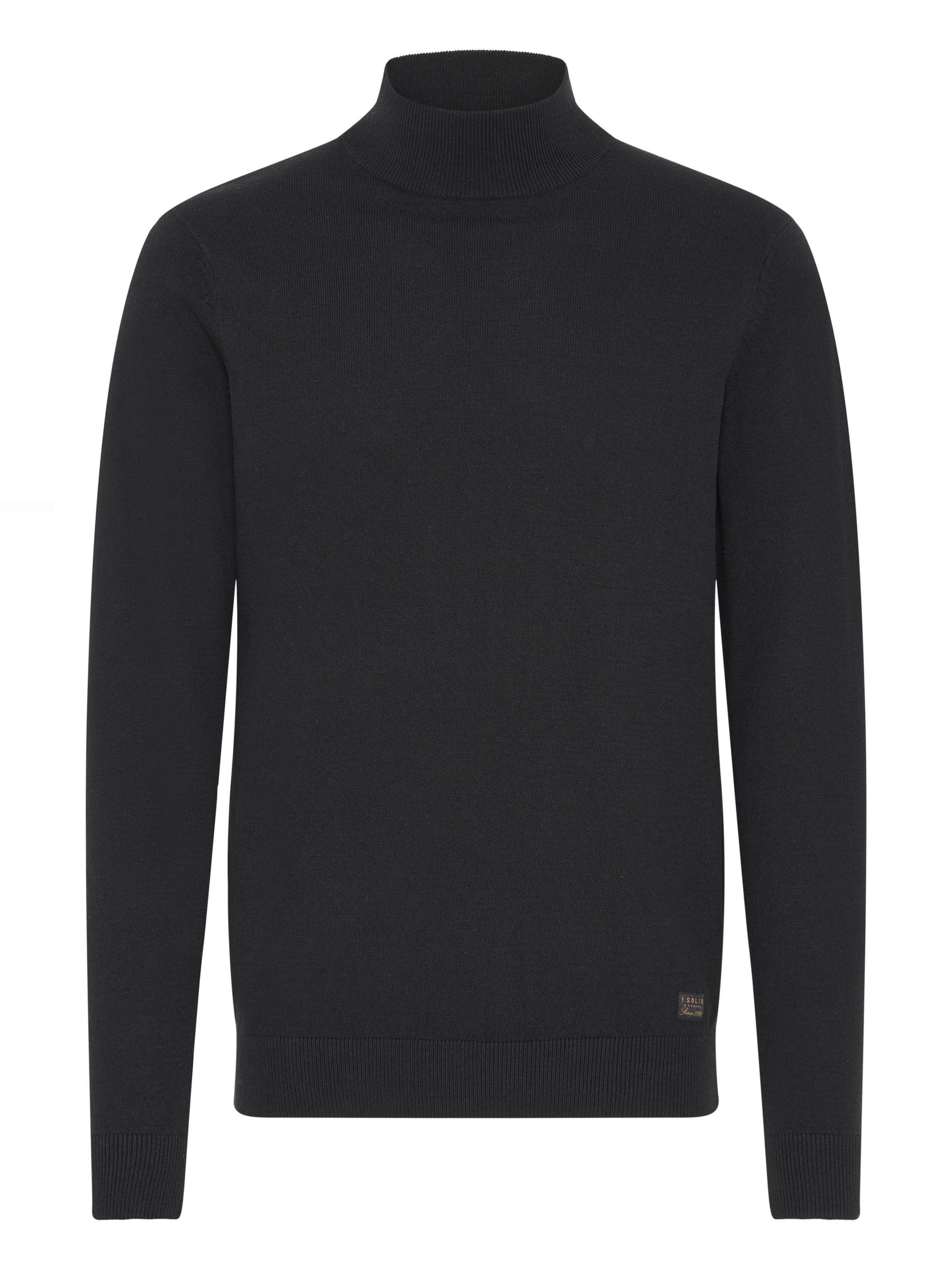 Pullover ' SDAKALMO ' di !Solid in nero: frontale