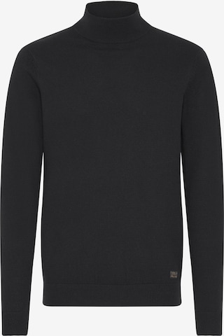 !Solid Rollkragenpullover ' SDAKALMO ' in Schwarz: Vorderseite