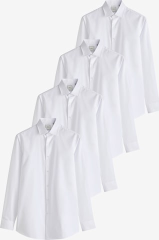 NextSlim Fit Košulja - bijela boja: prednji dio