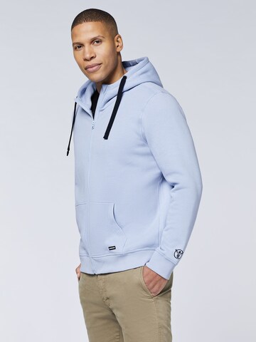 CHIEMSEE Zip-Up Hoodie in Blue