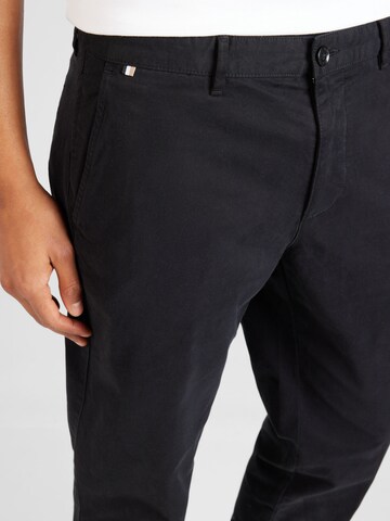 Regular Pantalon chino 'Crigan3-D' BOSS en noir