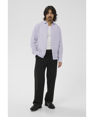 Matinique Regular fit Button Up Shirt 'Marc' in Purple