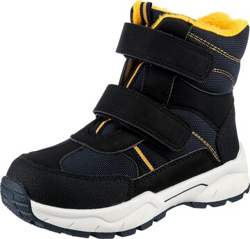 Happy Bee Snow Boots in Black: front