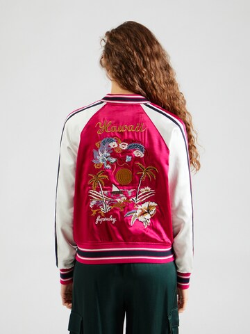 Veste mi-saison 'Suikajan' Superdry en rose : devant