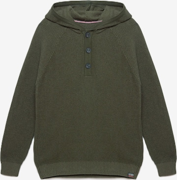 Pull-over 'CARLSON' BIG STAR en vert : devant