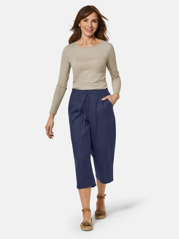 Goldner Loose fit Pants in Blue: front