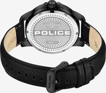 POLICE Analoog horloge 'Mensor' in Zwart