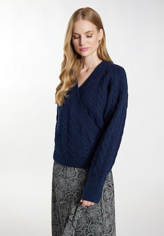 DreiMaster Vintage Sweater 'Imane' in Blue: front