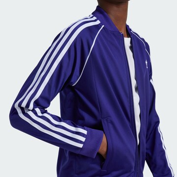 Giacca di felpa 'Adicolor' di ADIDAS ORIGINALS in blu