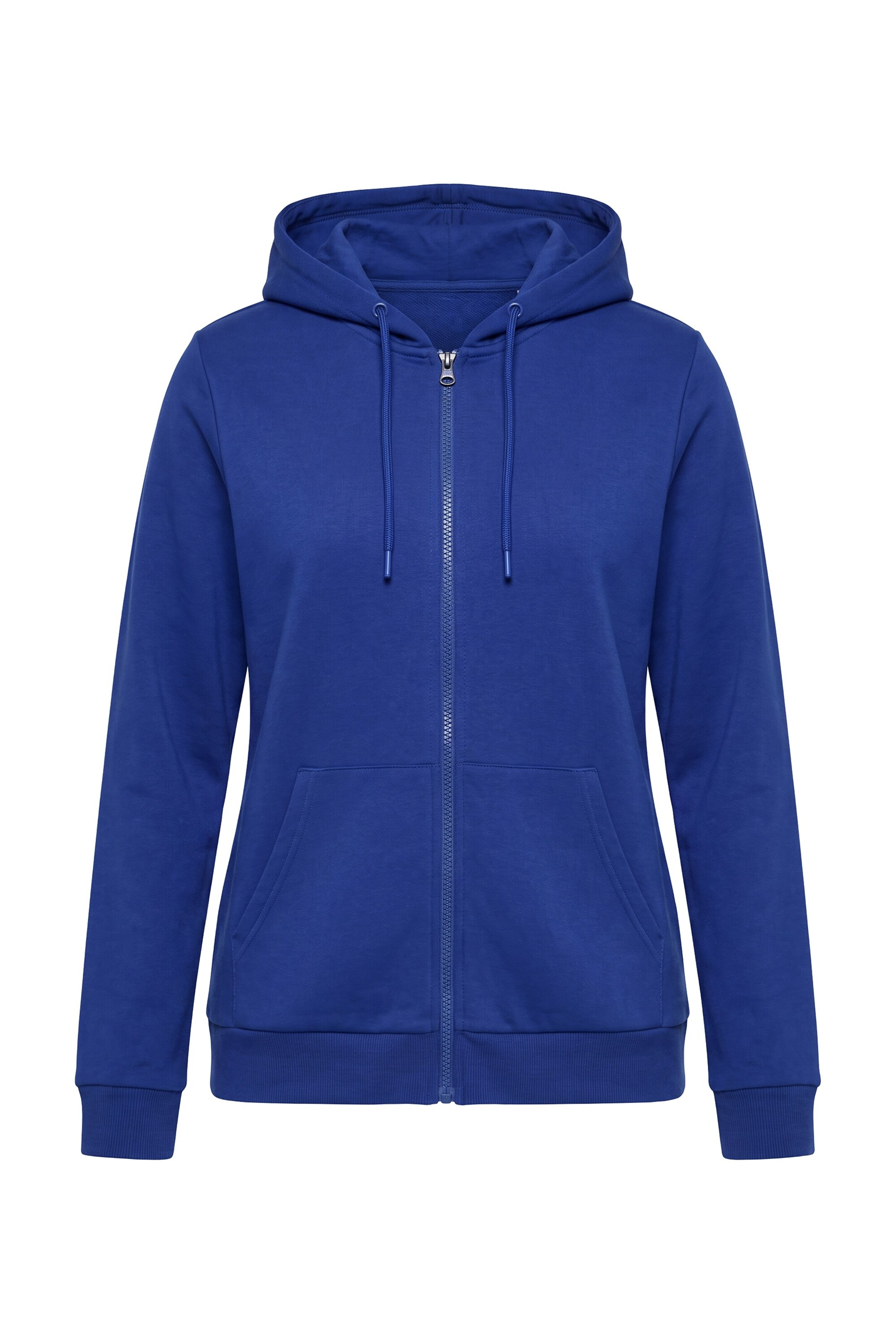 Ulla Popken Sweat jacket in Blue: front