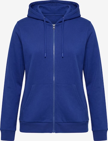 Ulla Popken Sweat jacket in Blue: front