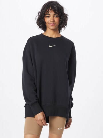 Bluză de molton 'PHOENIX' de la Nike Sportswear pe negru: față