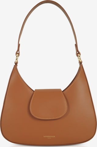 LeParmentier - Bolso de hombro 'Obolo' en marrón: frente