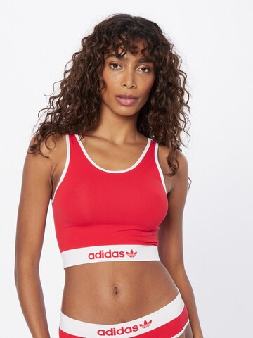 ADIDAS ORIGINALS - Soutien Bustier Soutien 'BRAMI' em vermelho: frente