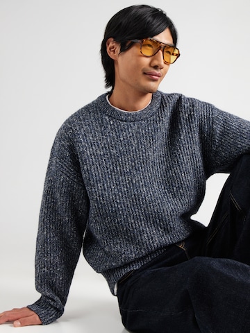 JACK & JONES Kampsun 'JJGRADY', värv sinine: eest vaates