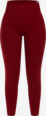 Pantalon de sport Smilodox en rouge : devant