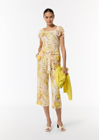 COMMA - Loosefit Pantalón en amarillo: frente