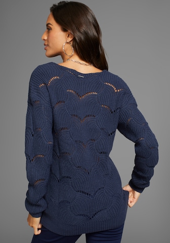 LAURA SCOTT Pullover in Blau