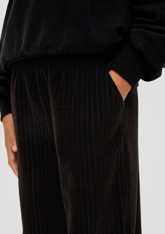 s.Oliver Wide leg Broek in Zwart