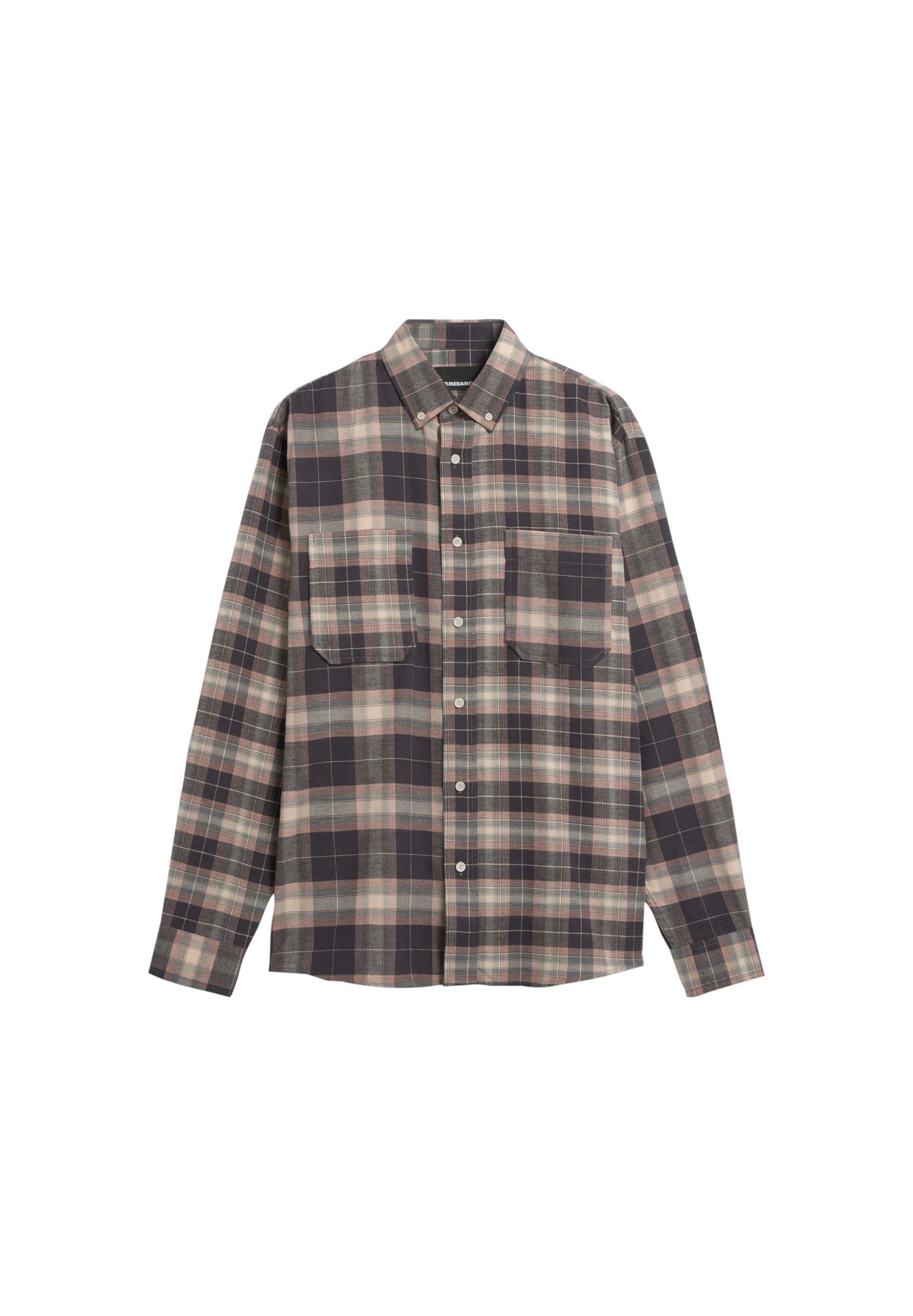 T-Shirt 'PATCHWORK' ARMEDANGELS en beige : devant