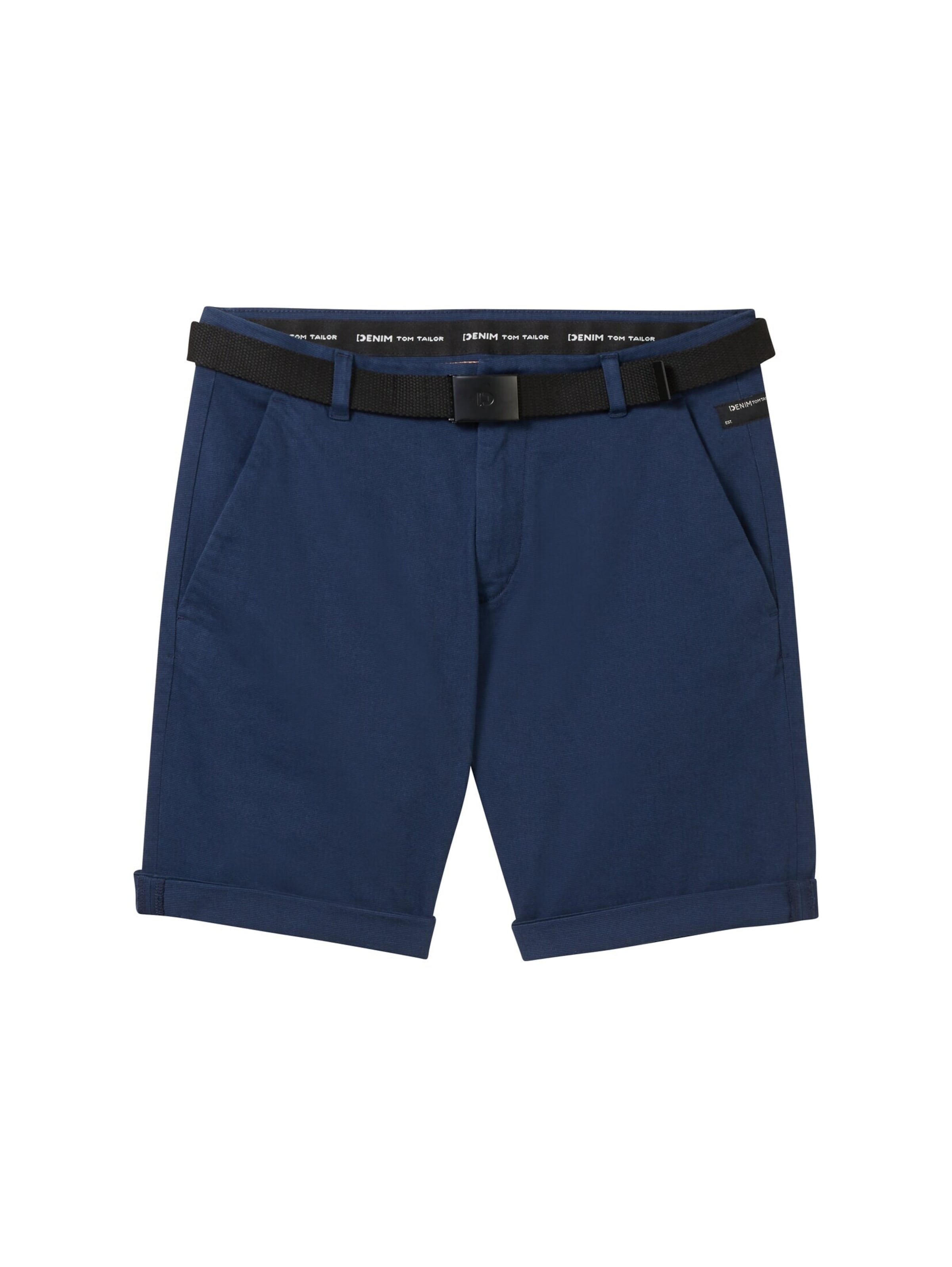 TOM TAILOR DENIM Regular Shorts in Blau: Vorderseite