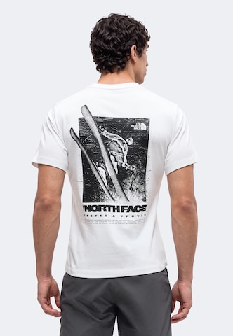 THE NORTH FACE - Camiseta 'TESTED AND PROVEN' en blanco: frente