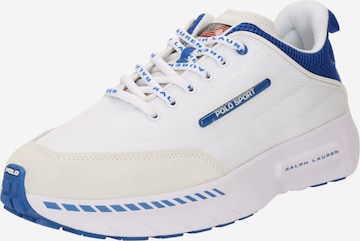 Sneaker bassa di Polo Ralph Lauren in bianco: frontale