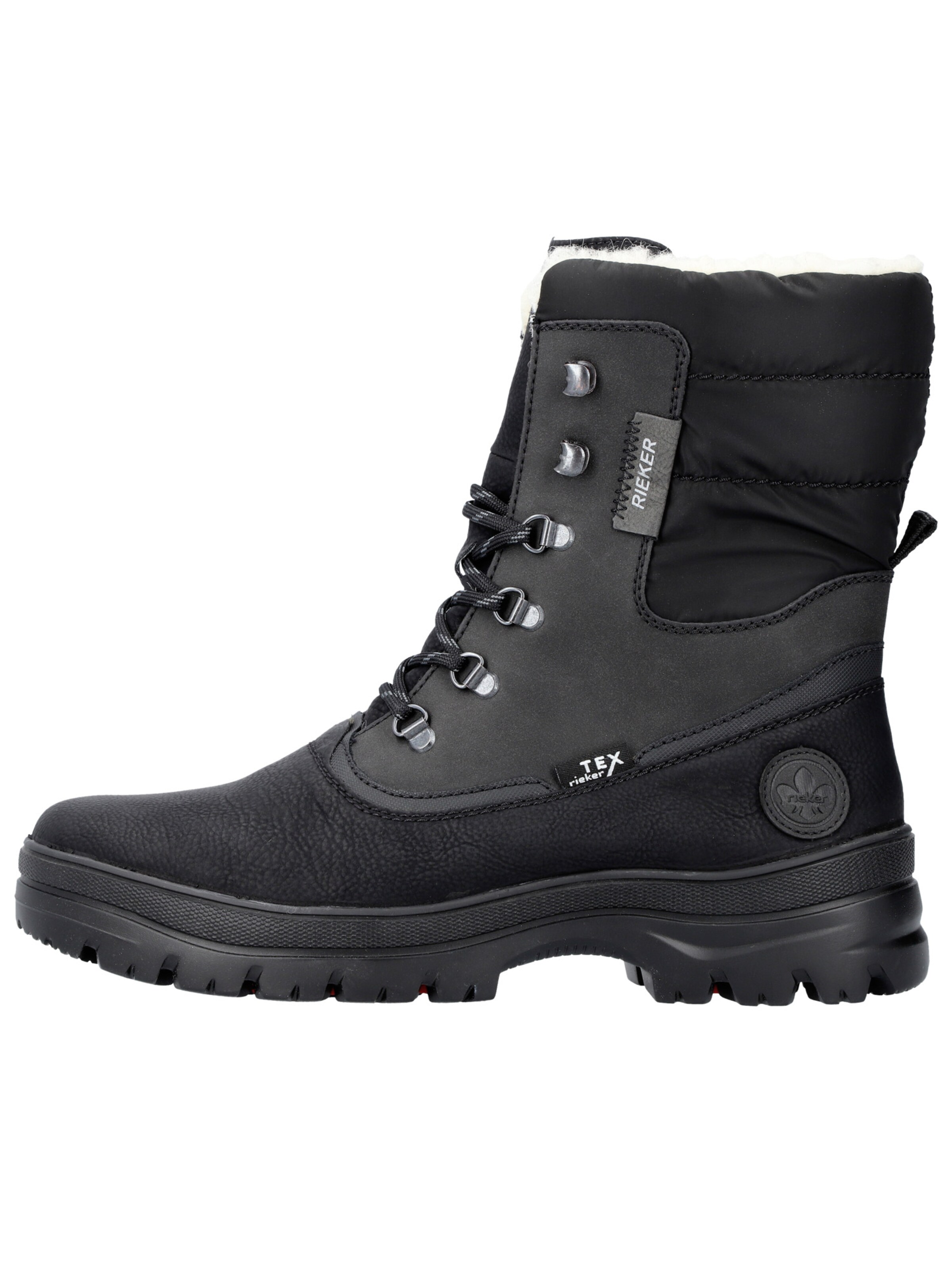 Rieker Veterboots in Zwart