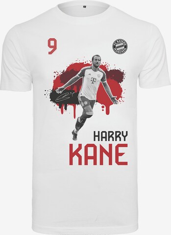 FC BAYERN MÜNCHEN T-Shirt 'Harry Kane' in Weiß: predná strana