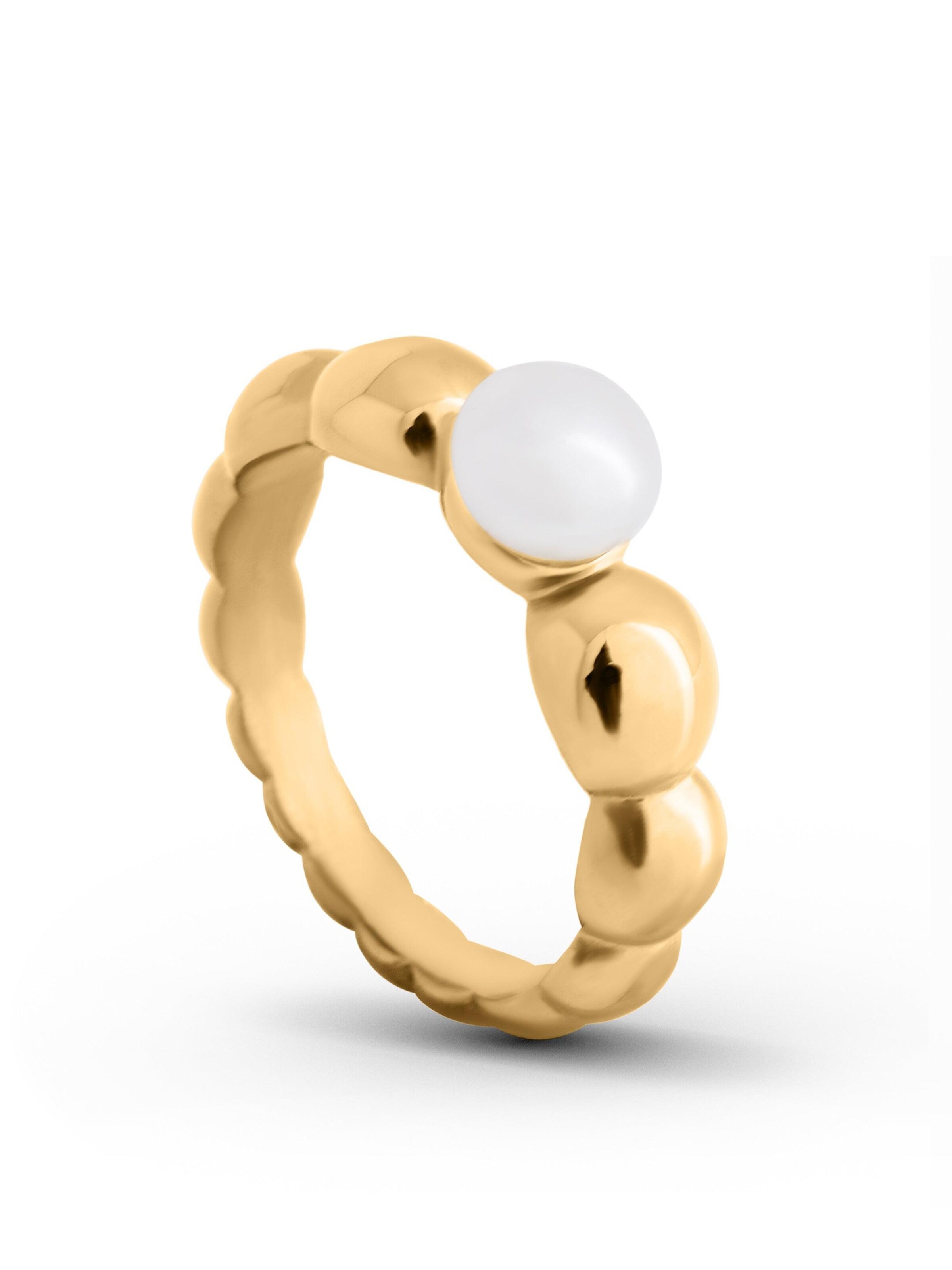 Akitsune Ring 'Briliance'‌‌ in Gold: Vorderseite