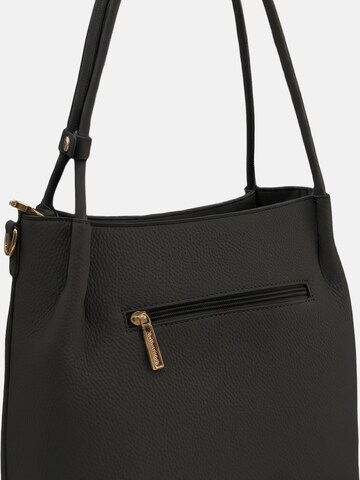 Borsa a spalla 'Borsa a Spalla Gianmarco Venturi PVC con Cuore Strass' di GianMarco Venturi in nero