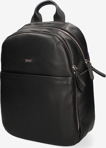John Richmond Rucksack in Schwarz: Vorderseite
