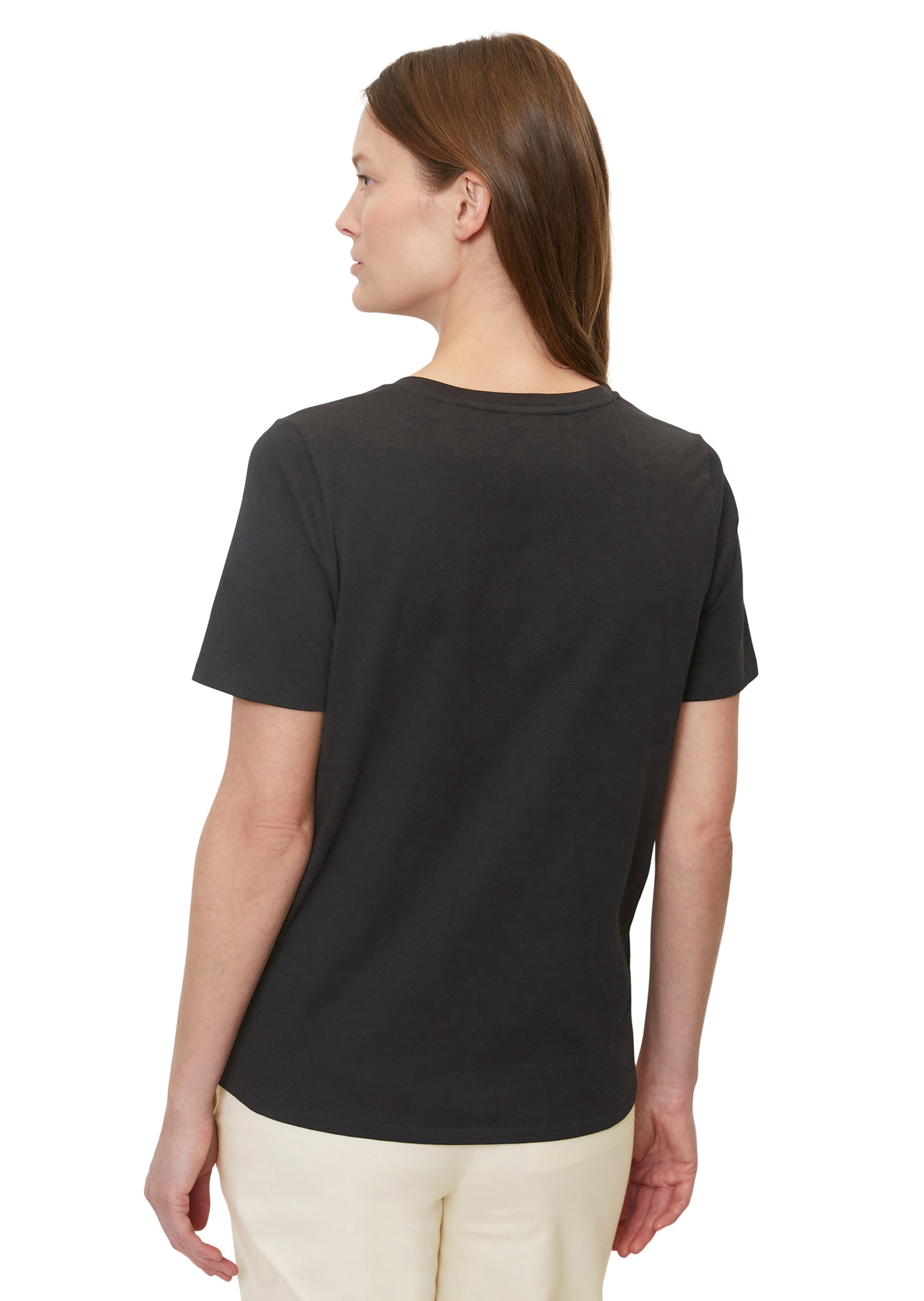 Marc O Polo Shirt in Black ABOUT YOU