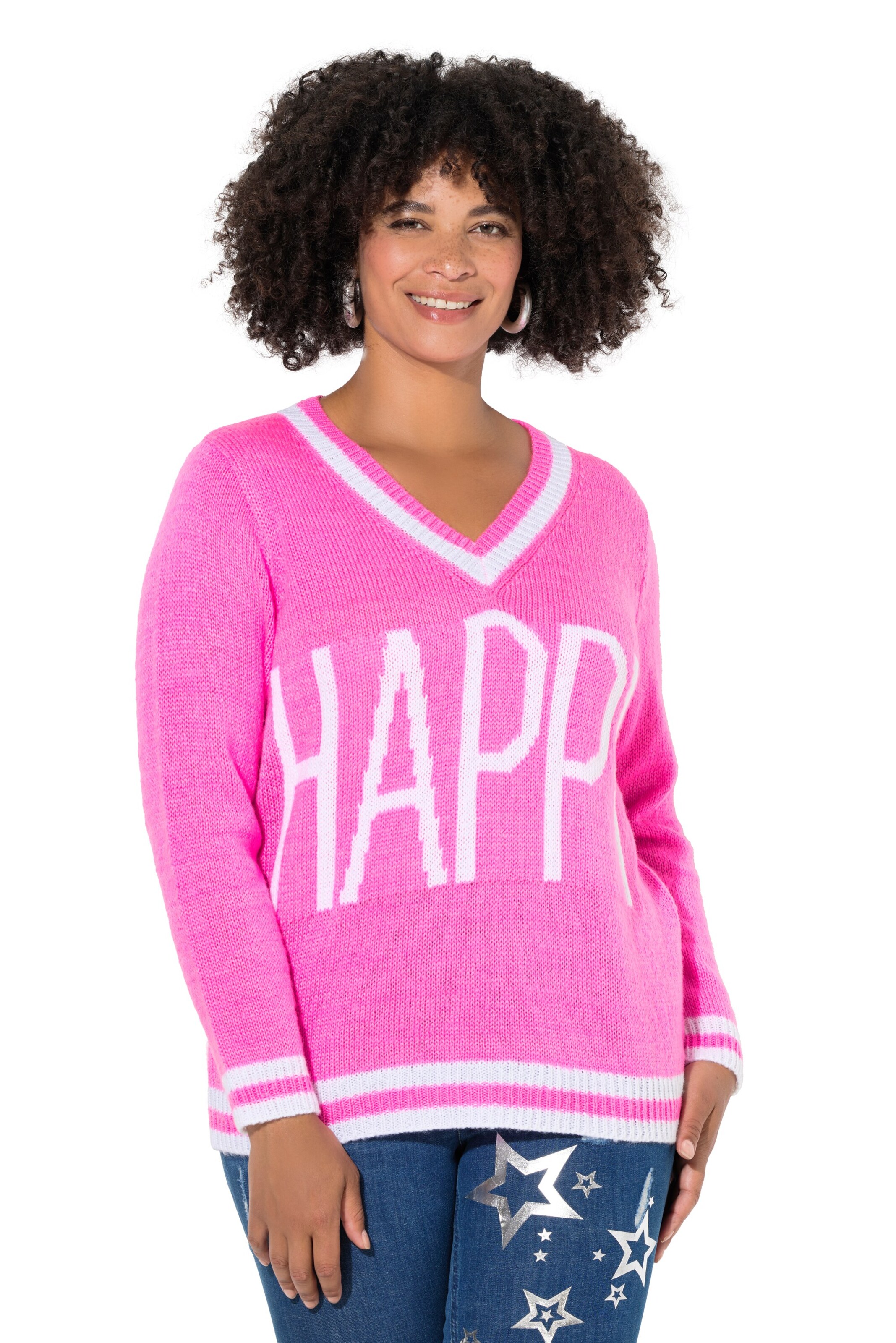 Angel of Style Trui in Roze: voorkant