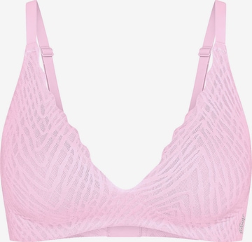 SLOGGI BH ' Blue ZERO Feel Bliss THE UP ' in Roze: voorkant