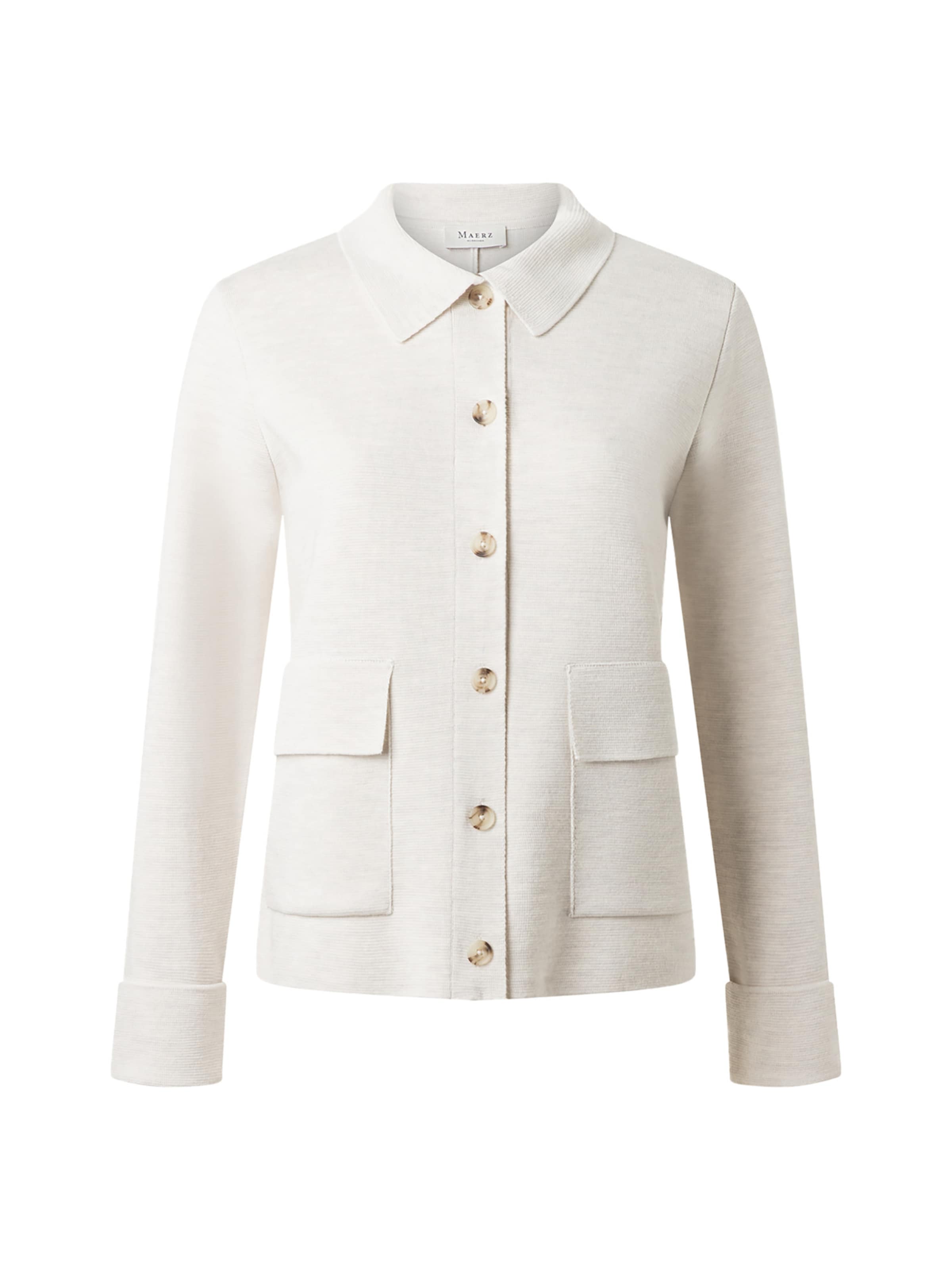 Cardigan MAERZ Muenchen en blanc : devant