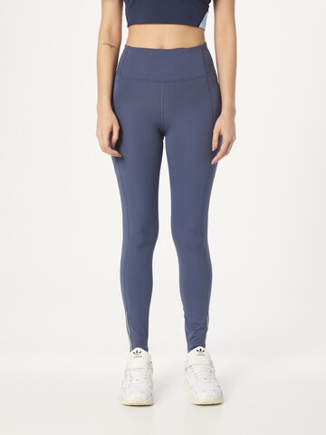 UNDER ARMOUR Skinny Športové nohavice 'Fly Fast 3.0' - Modrá: predná strana