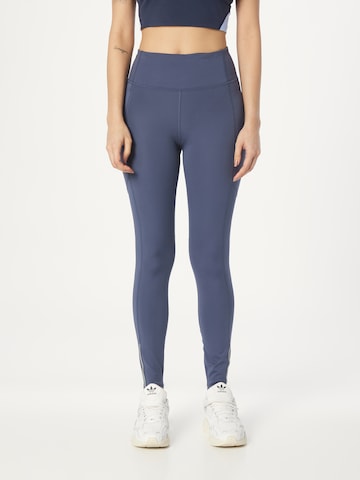 UNDER ARMOUR Skinny Športne hlače 'Fly Fast 3.0' | modra barva: sprednja stran